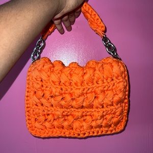ORANGE ZARA HANDBAG/PURSE
